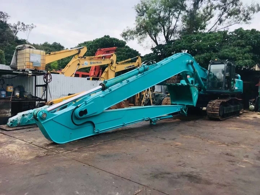 Máy đào Kobelco 20T SK200 Chất liệu thép chống mài mòn, tầm với dài 18m