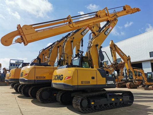 Lâm nghiệp chăm sóc cây người xử lý máy đào cánh tay kính thiên văn với nắm bắt cho mèo Hitachi Komatsu Kobelco