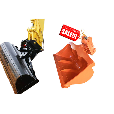 Máy đào CAT312 PC130 Xô nghiêng với xi lanh đơn / đôi