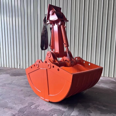Q345B / Q355B Thùng vỏ sò xi lanh đôi cho máy xúc