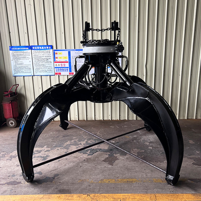 Máy đào xoay vỏ cam Rock Grab Q355B NM400 Hardox500