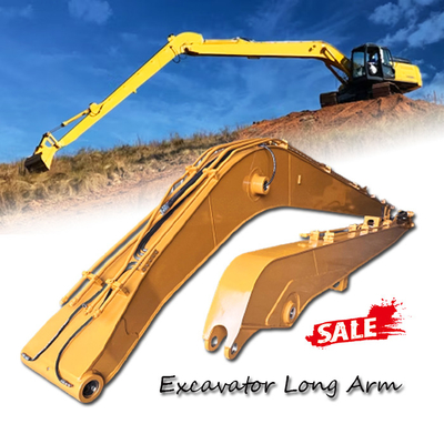 Máy đào CE Antiwear 18 mét Cánh tay dài, Máy đào OEM ODM Long Reach Boom 20-50ton cho PC120 CAT320