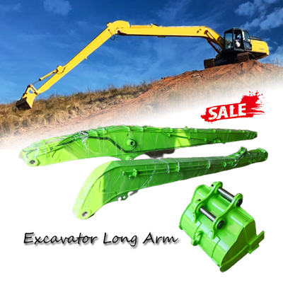 Máy xúc đào tùy chọn 15M-18M Boom Reach dài, Máy xúc đào Long Boom CAT320D PC130