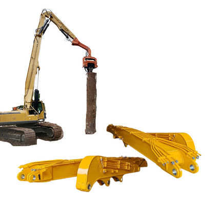 Máy đào đống trình điều khiển đính kèm cho mèo Hitachi Komatsu thợ đào đống cánh tay đống boom