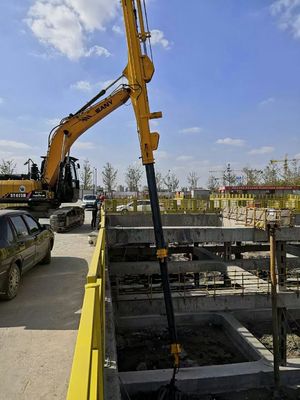 Máy đào chính xác cao CAT320 Cánh kính thiên văn ba giai đoạn BS900E cho kỹ thuật hố sâu