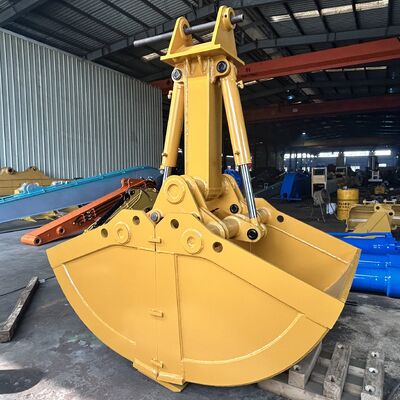 Nhà máy trực tiếp Excavator Clamshell Bucket Độ bền cao thép Heavy Duty Grab Bucket cho cát / sỏi