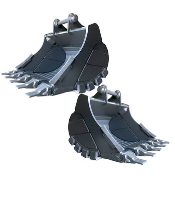 Máy đào lớn cao cấp cho Volvo Rock Bucket để xử lý vật liệu nặng trong điều kiện đá